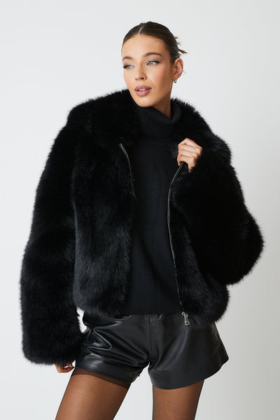 Amara Premium Faux Fur Bomber – TwentyFall