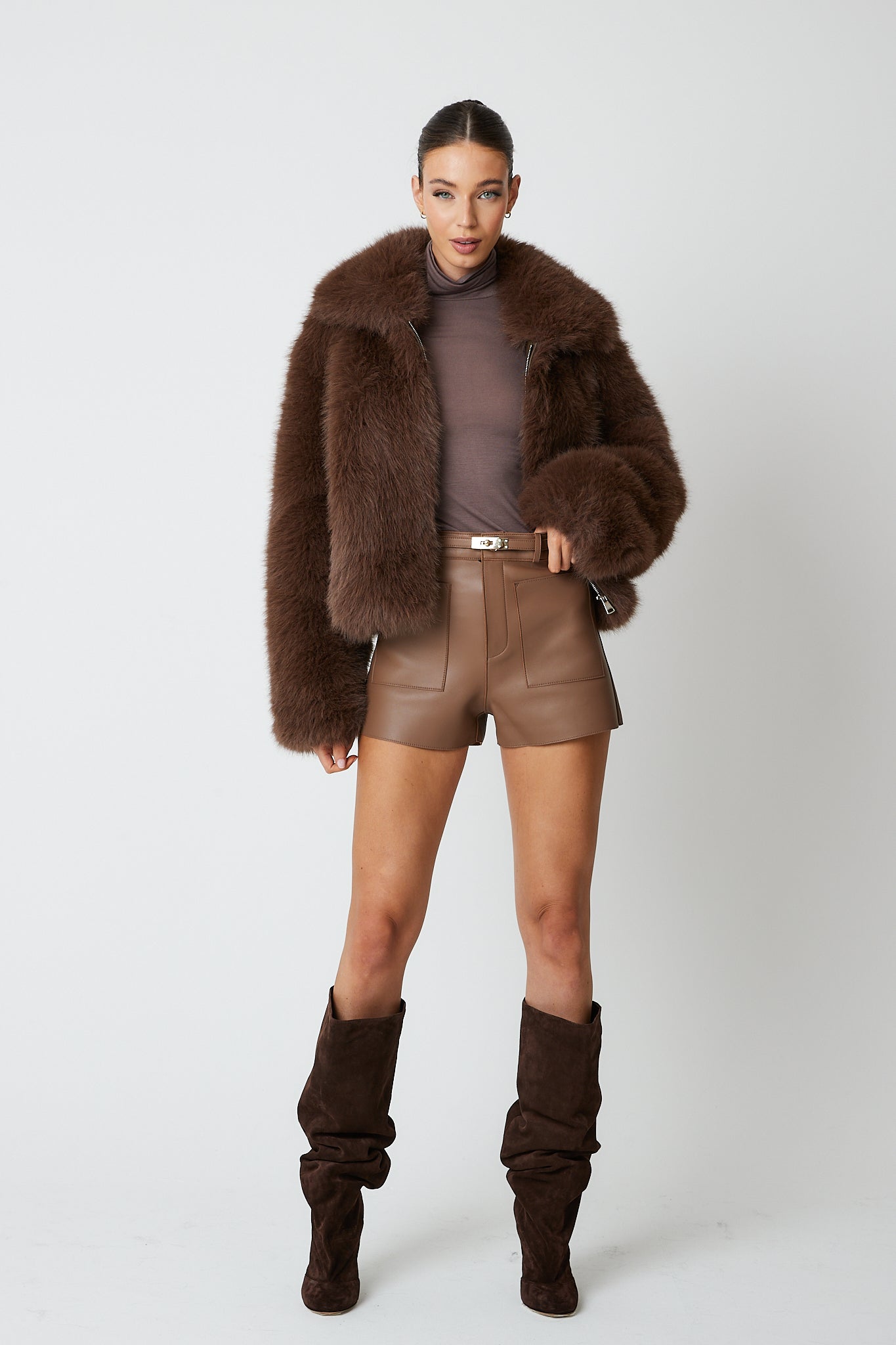 Amara Premium Faux Fur Bomber