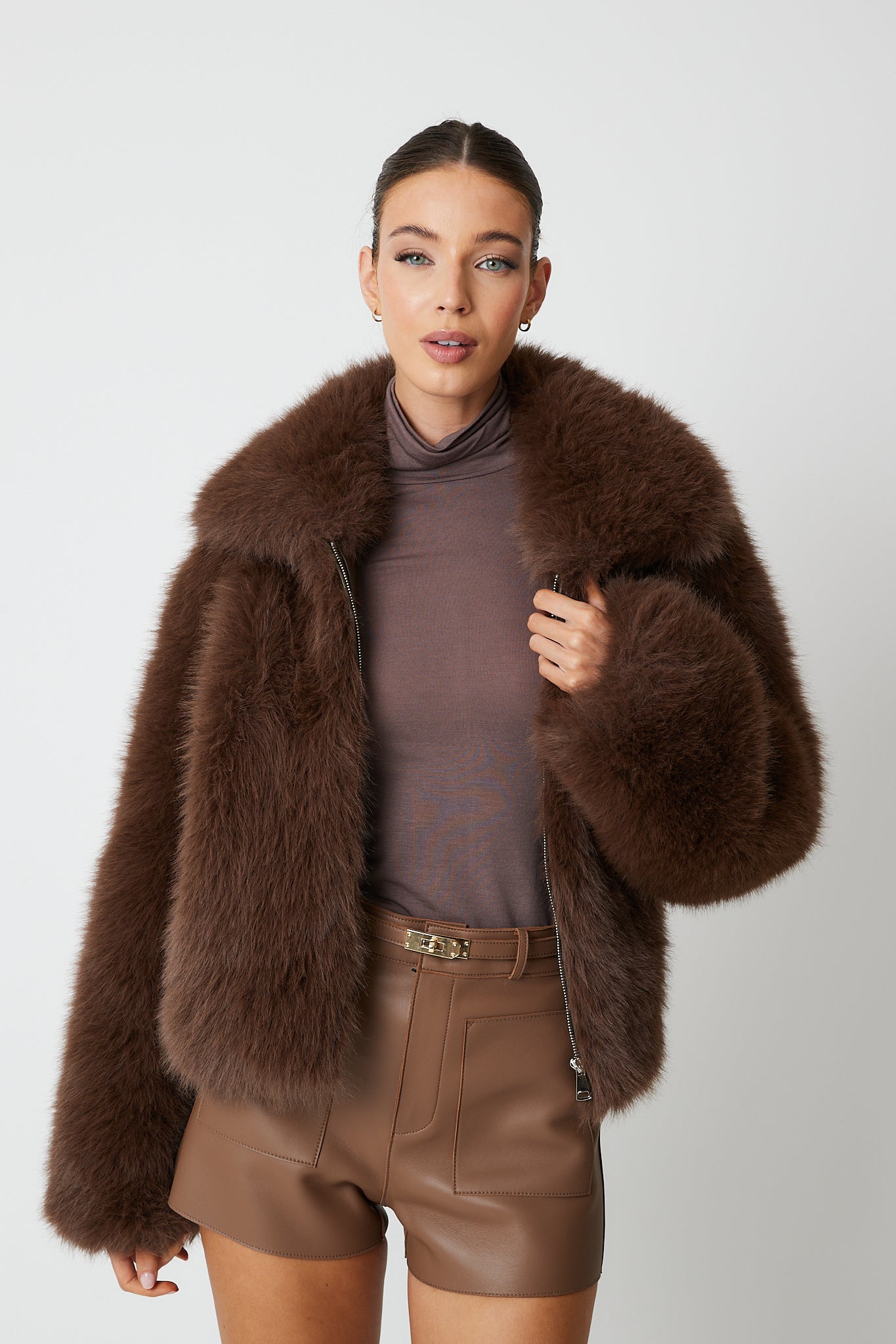 Amara Premium Faux Fur Bomber