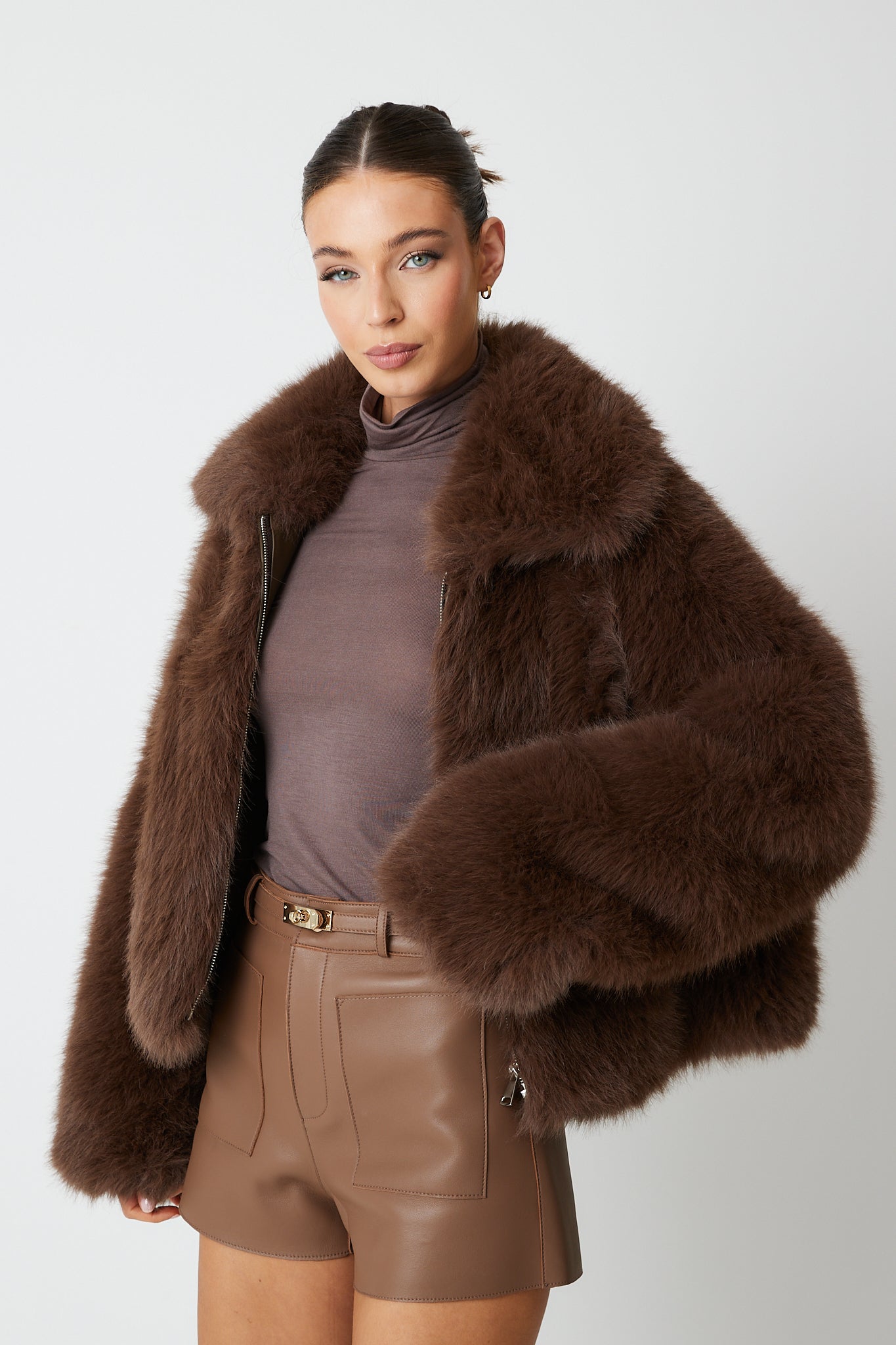 Amara Premium Faux Fur Bomber