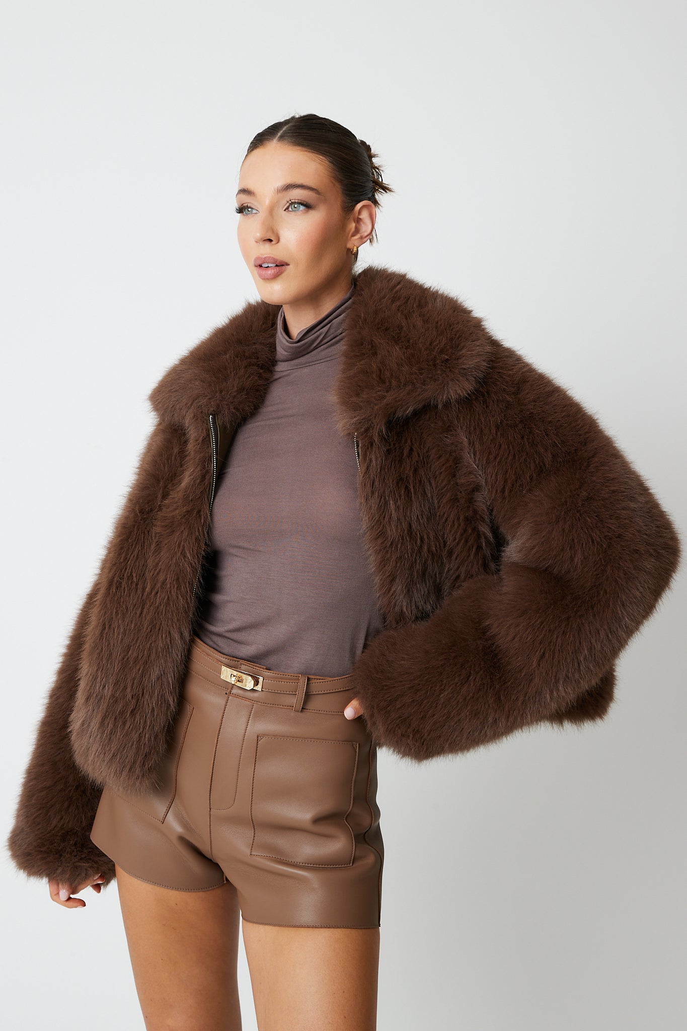 Amara Premium Faux Fur Bomber