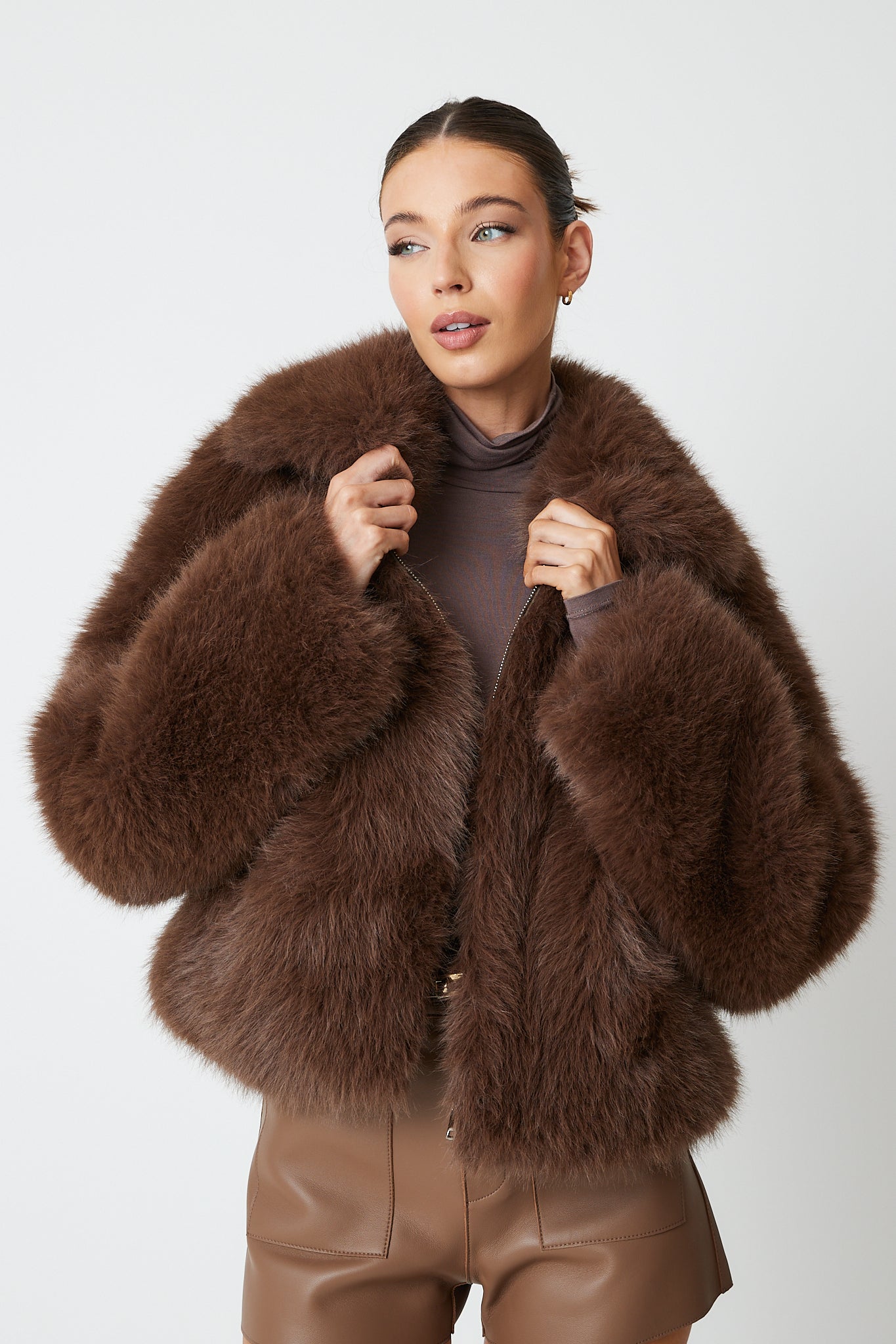 Amara Premium Faux Fur Bomber