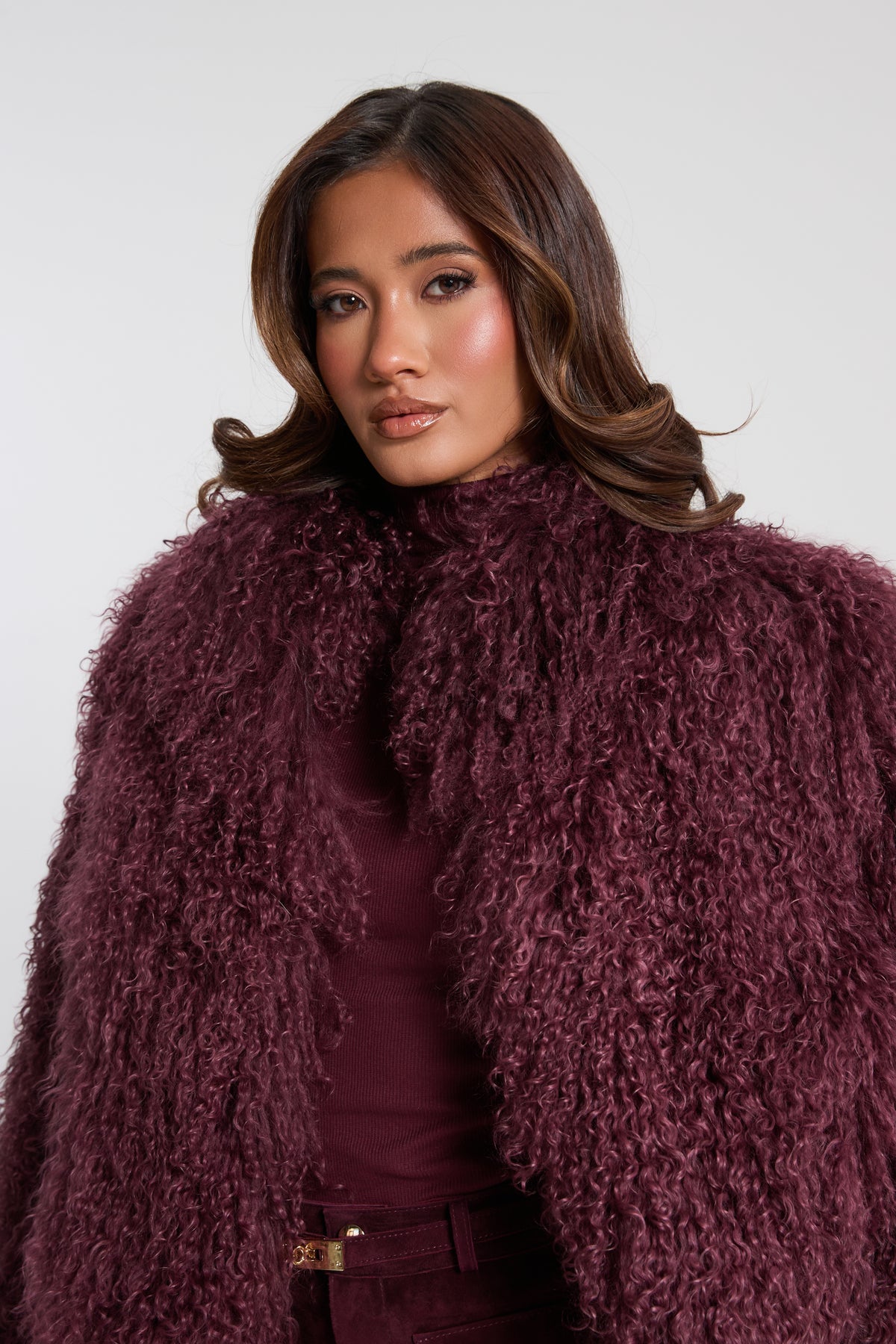 Stella Mongolian Fur Coat
