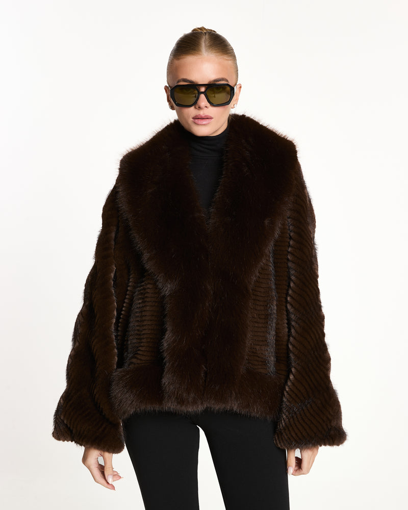 Marella Luxury Faux Fur Coat