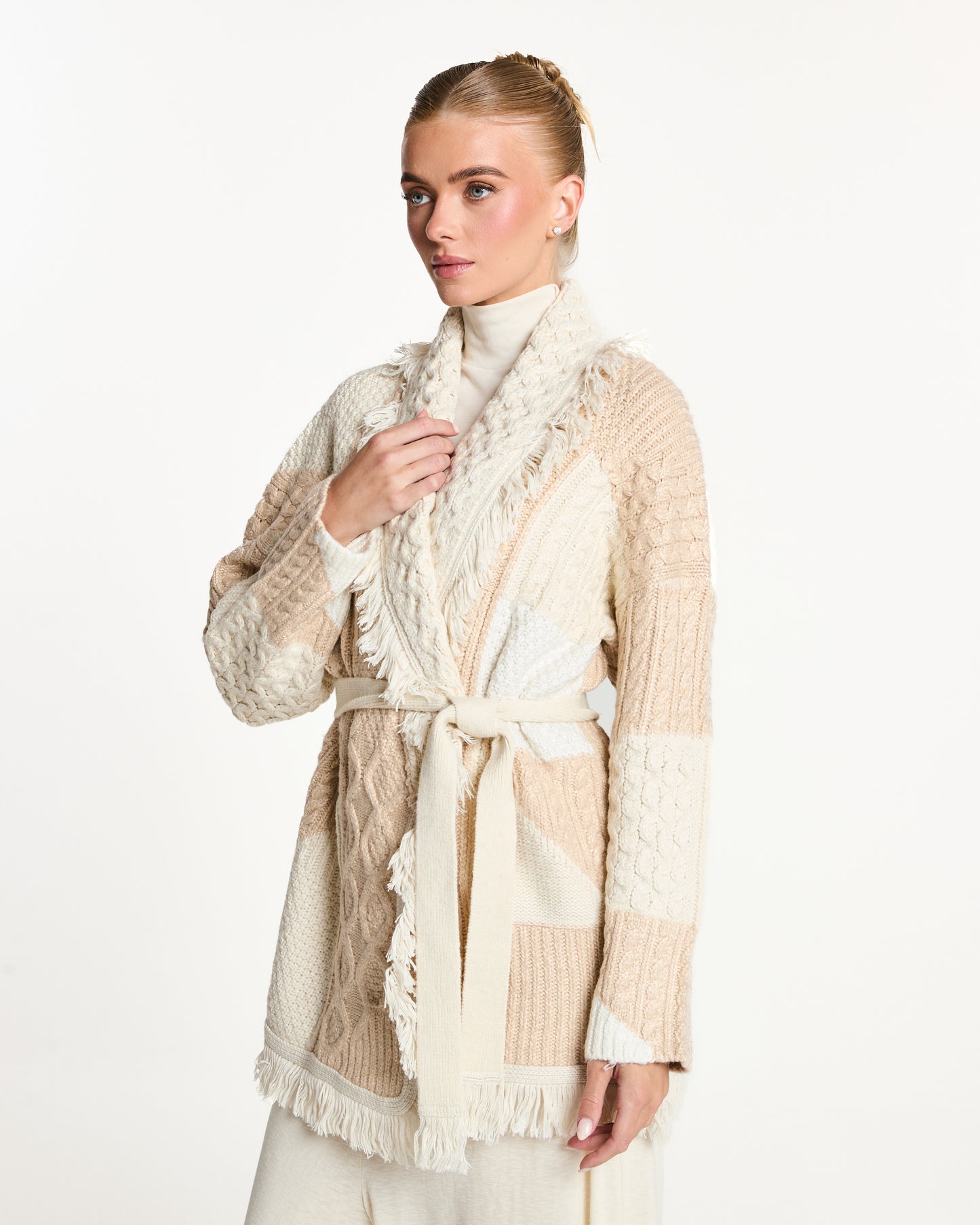 Lafayette Cable Knit Cardigan
