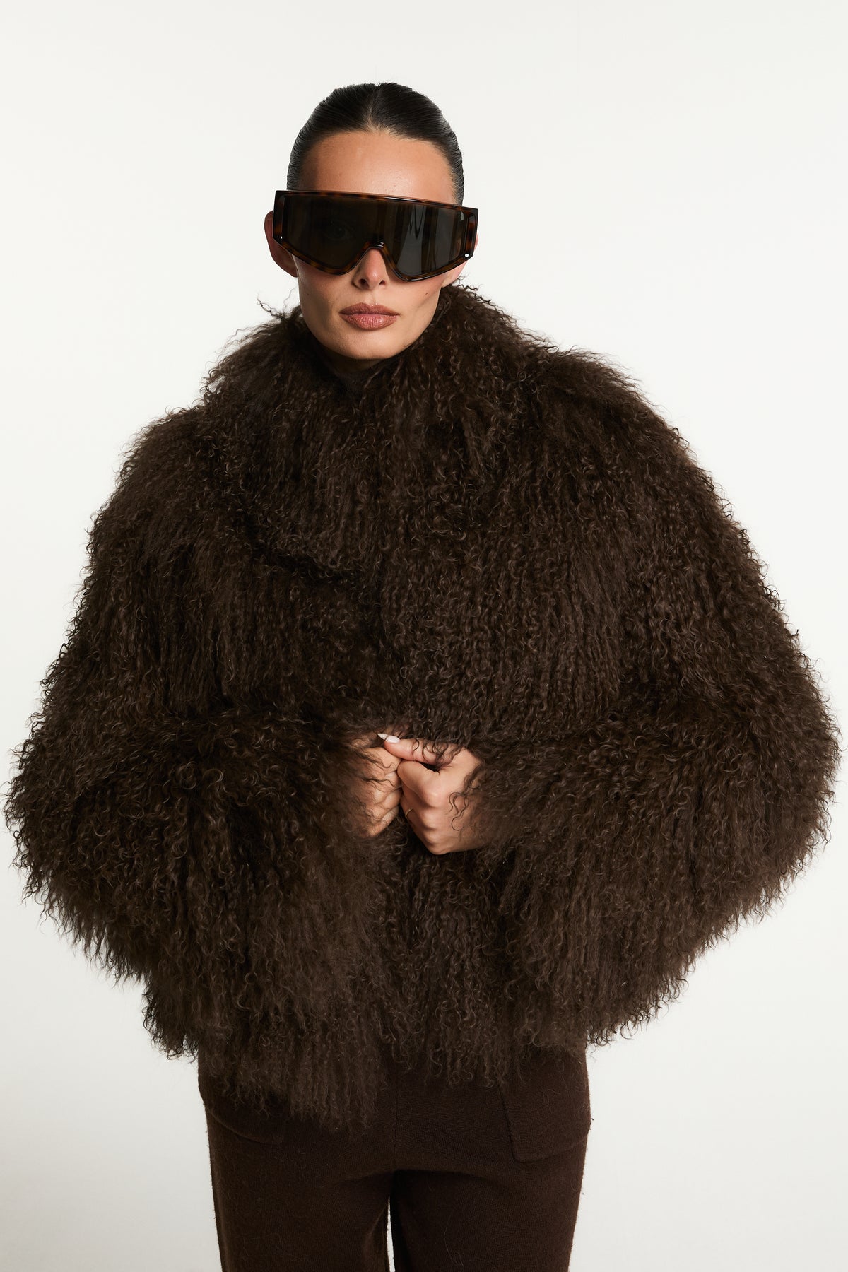 Stella Mongolian Fur Coat