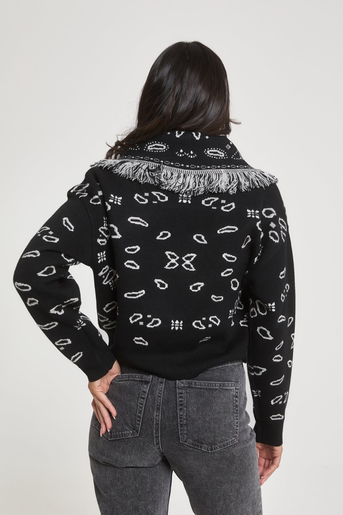 Greta Wool Cropped Cardigan