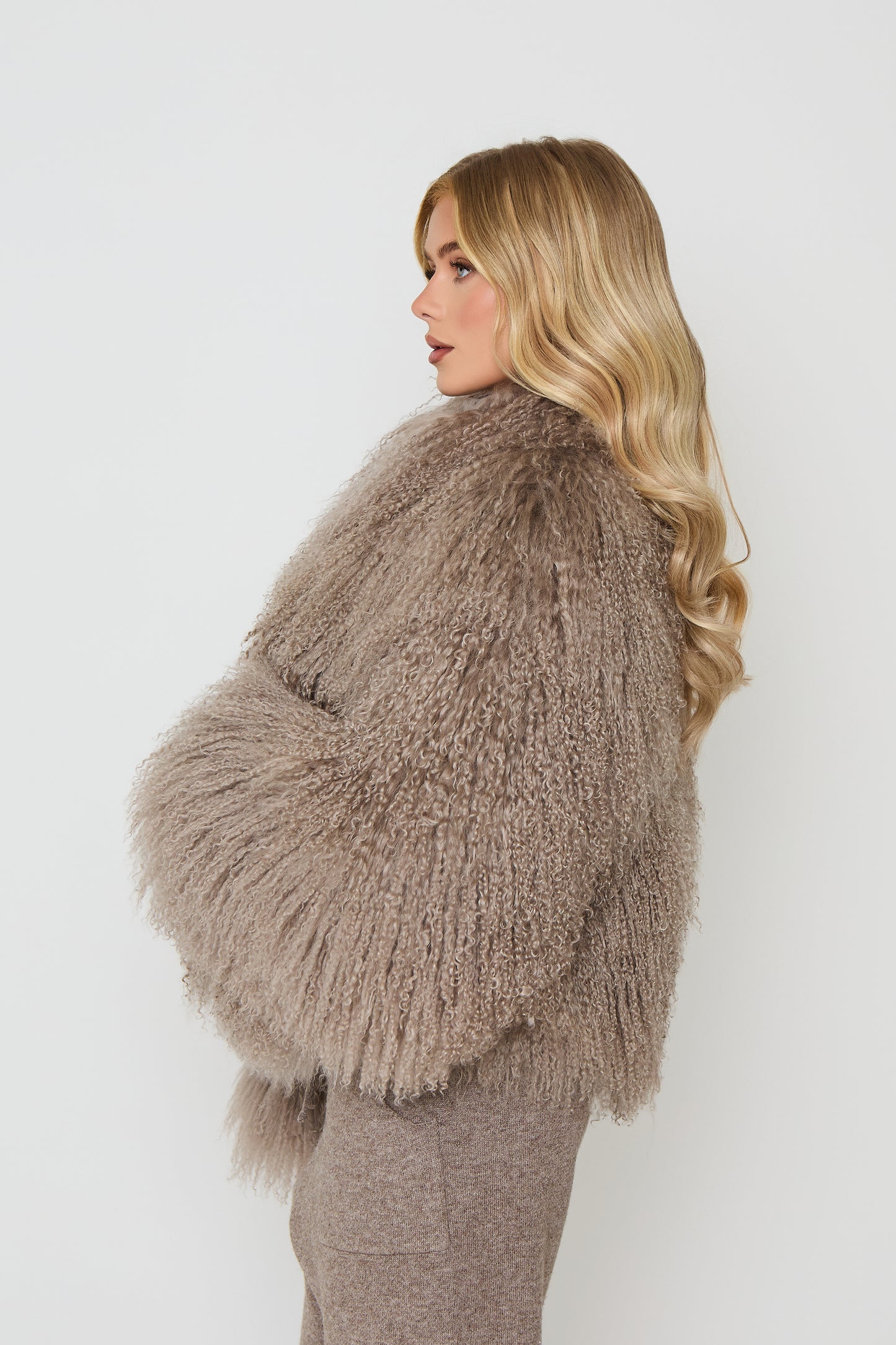Stella Mongolian Fur Coat