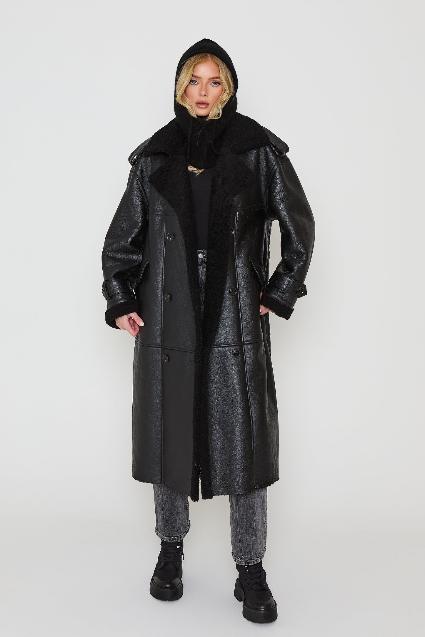 Sara Shearling Coat