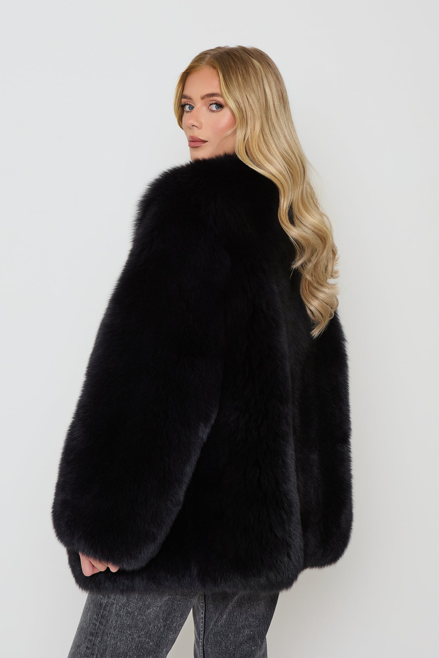 Fox Fur Full Pelt Coat