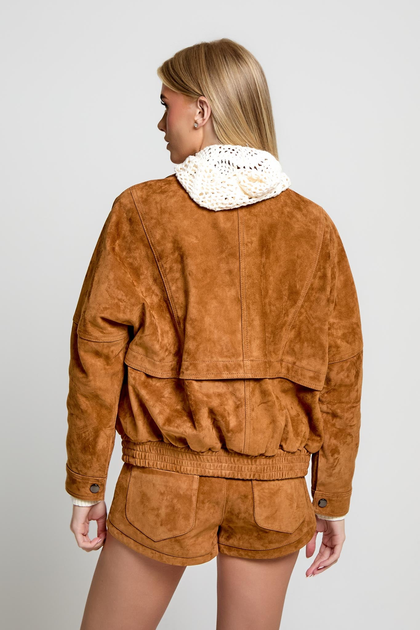 Karla Suede Mini Shorts
