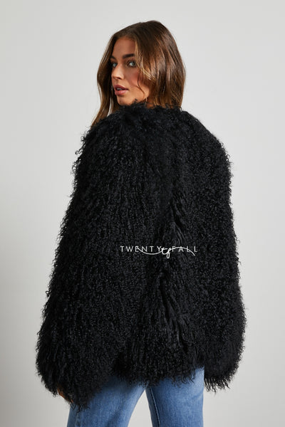NOTRE emor fluffy fur volume coat