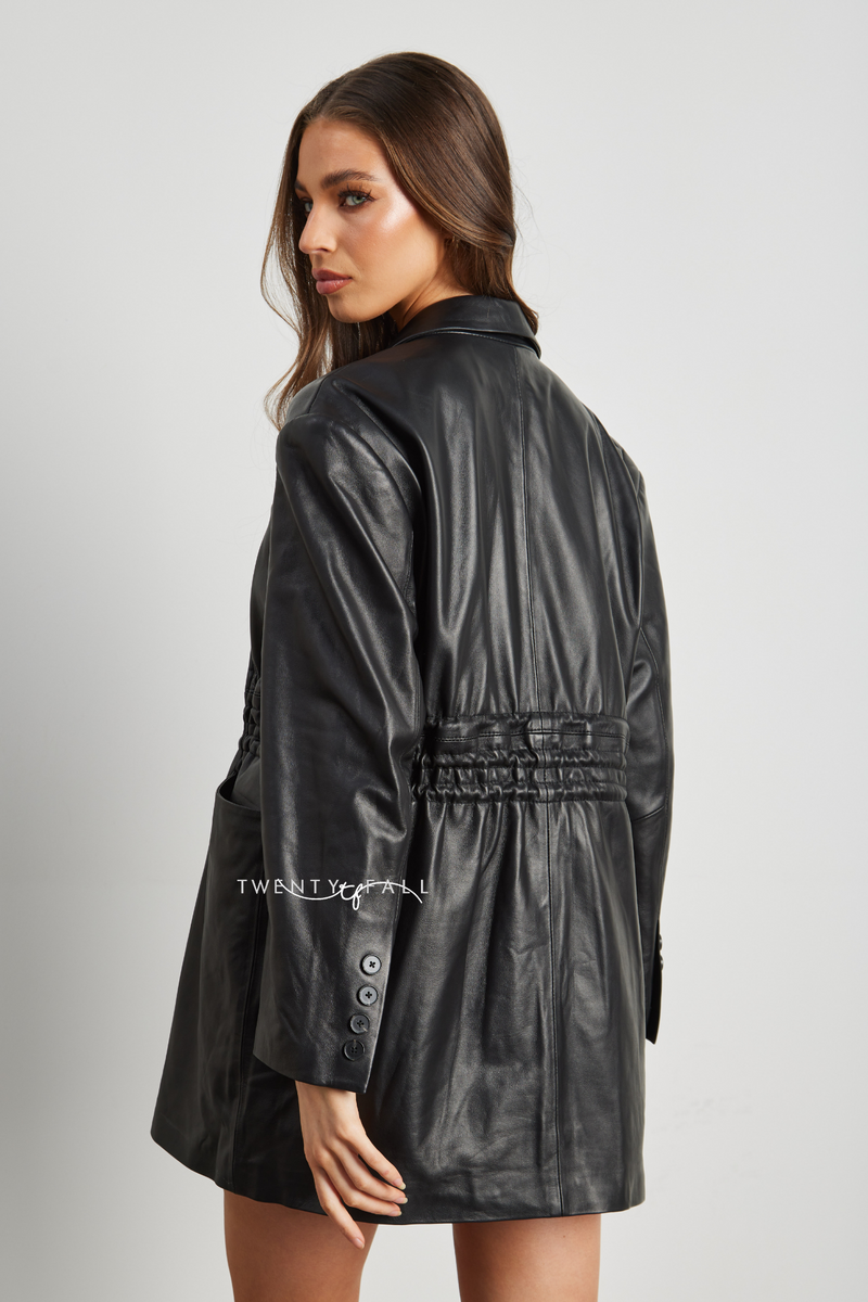 Lana Leather Blazer