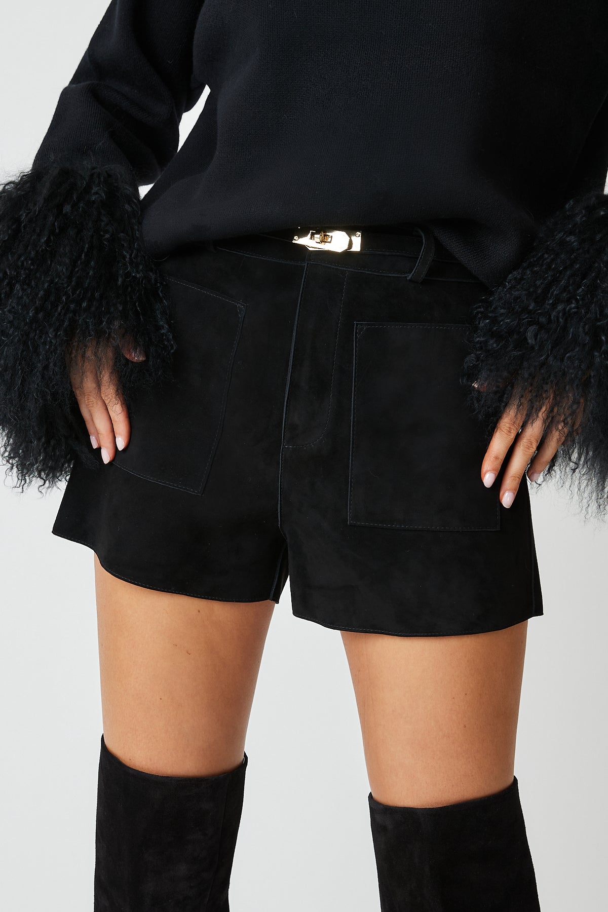 Sofia Suede Shorts