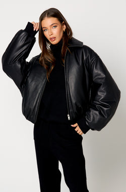 Fallon Leather Coat