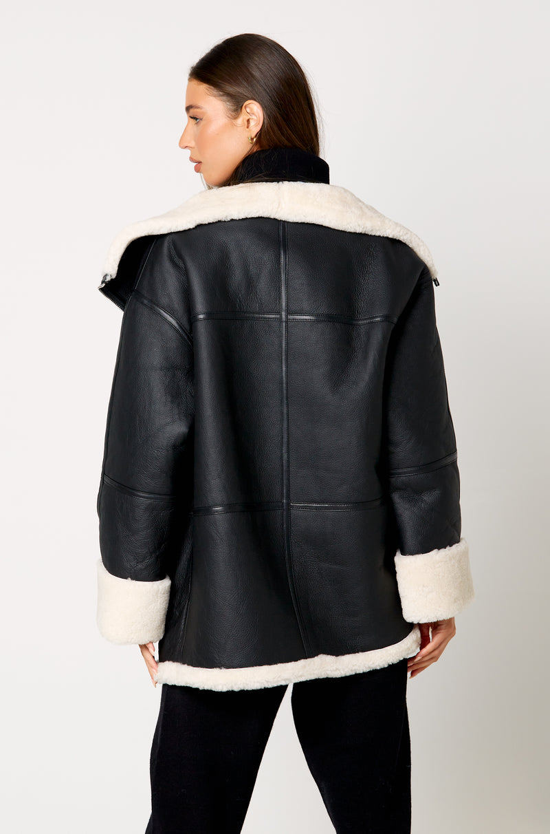 Donata Shearling Bomber