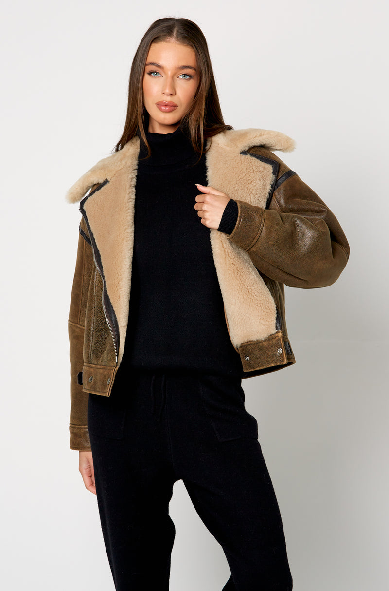 Lennan Shearling Bomber