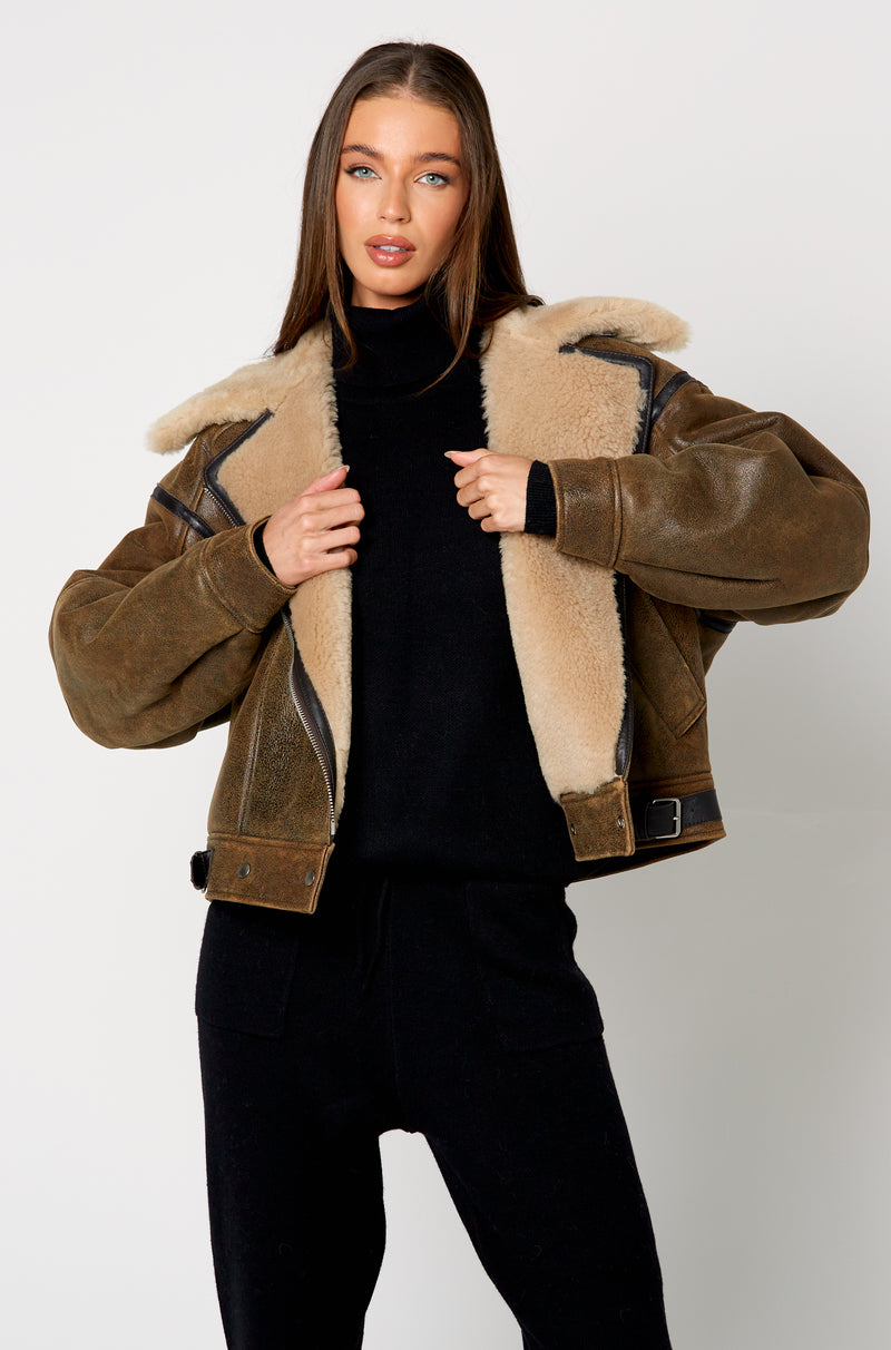 Lennan Shearling Bomber