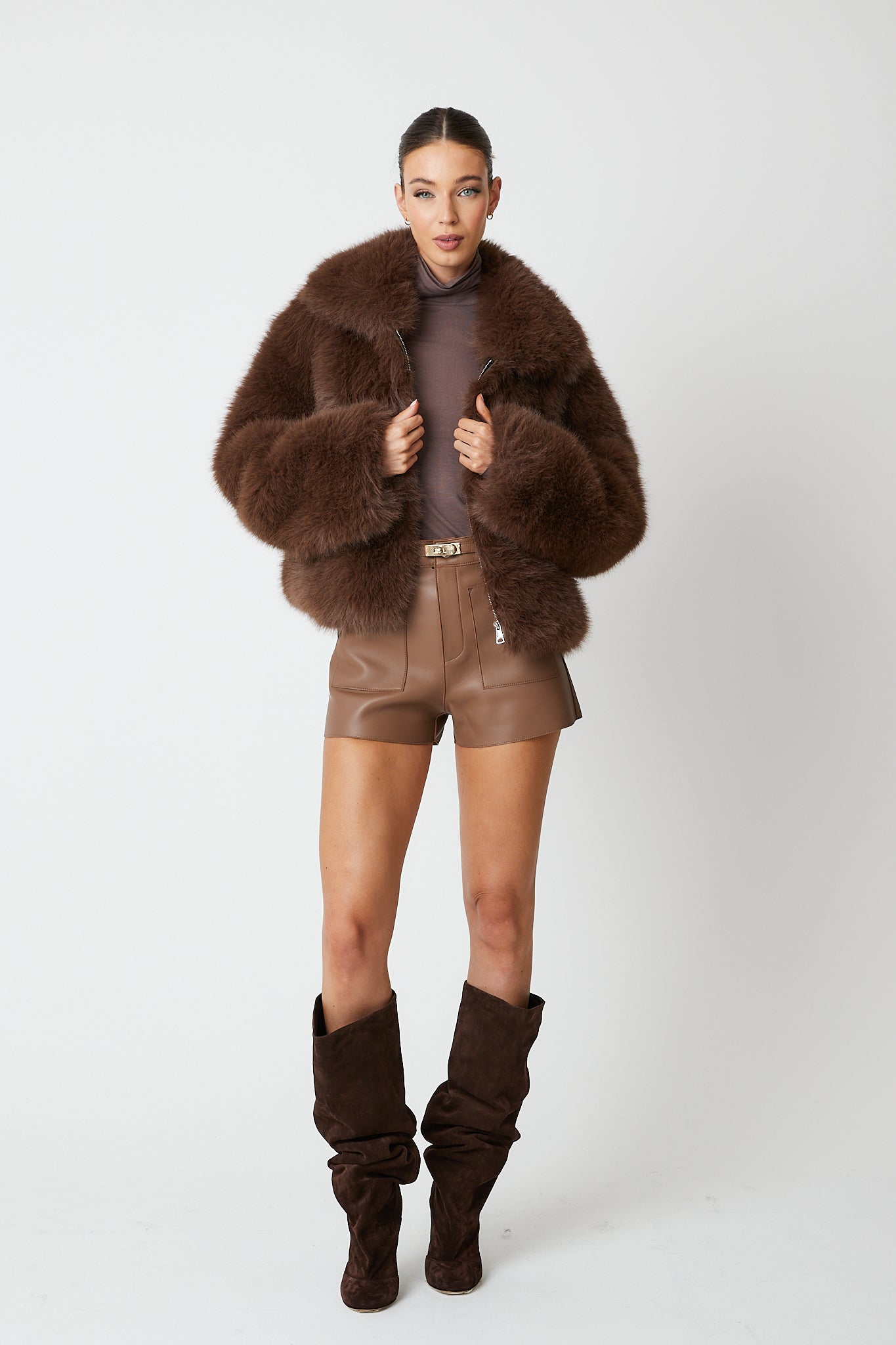 Amara Premium Faux Fur Bomber