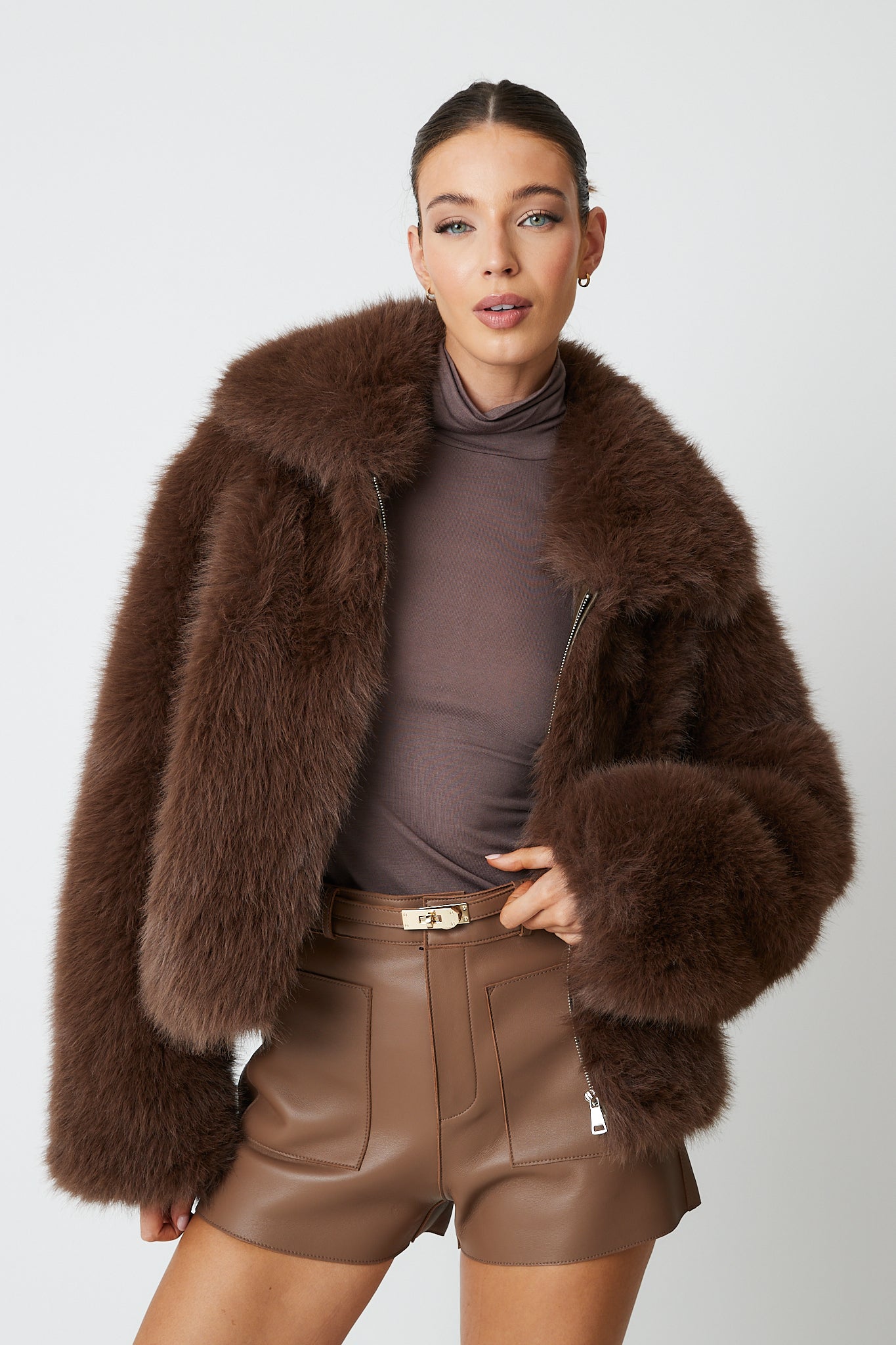 Amara Premium Faux Fur Bomber
