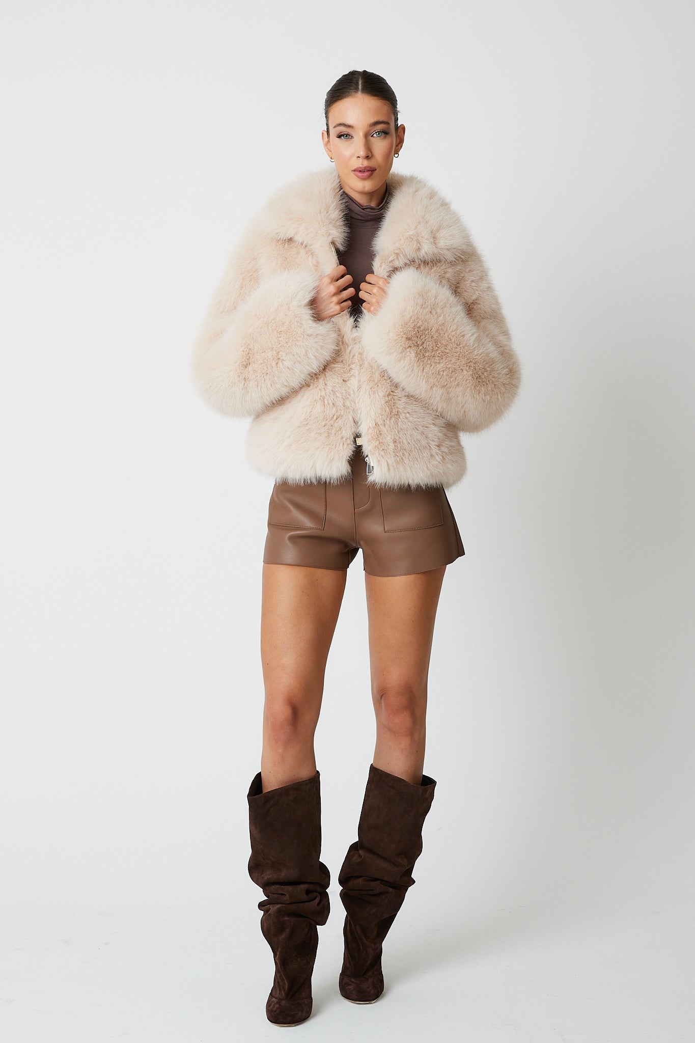 Amara Premium Faux Fur Bomber