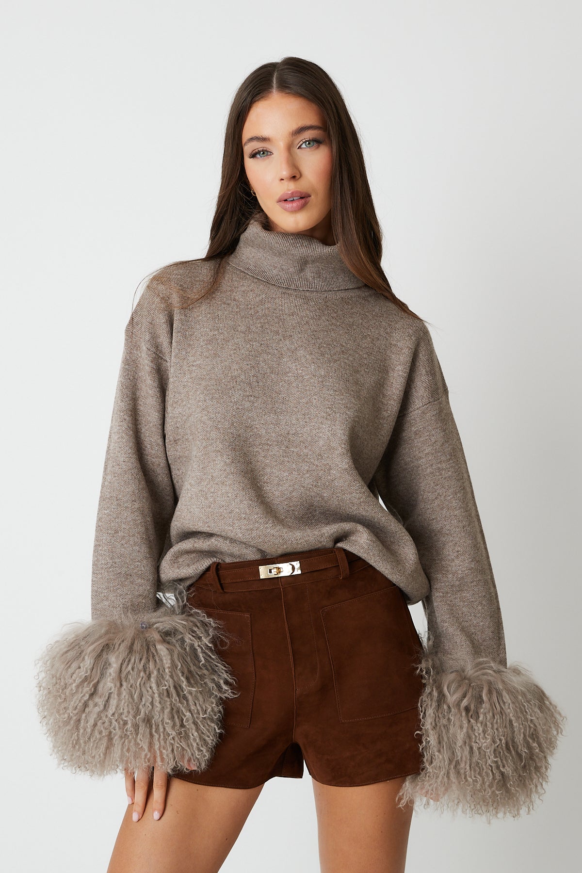 Sofia Suede Shorts