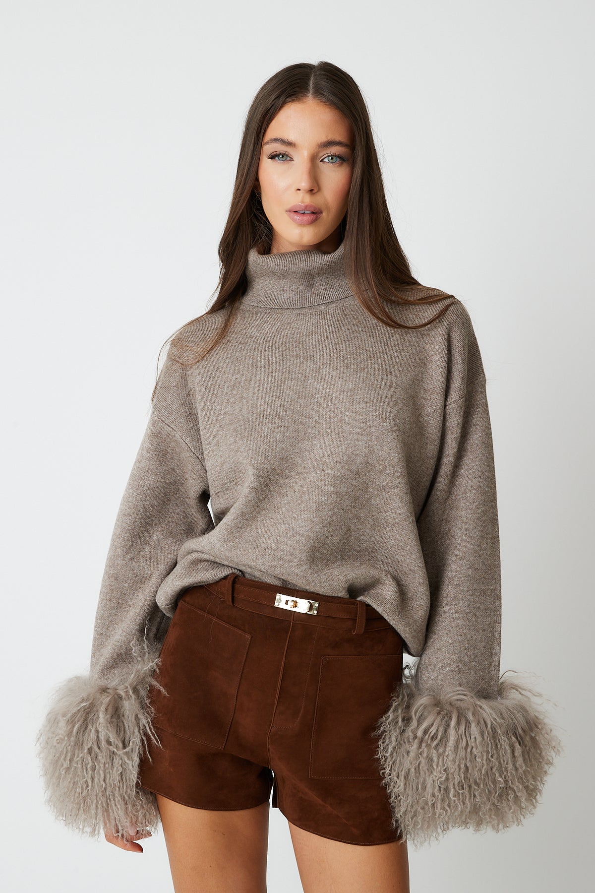Sofia Suede Shorts