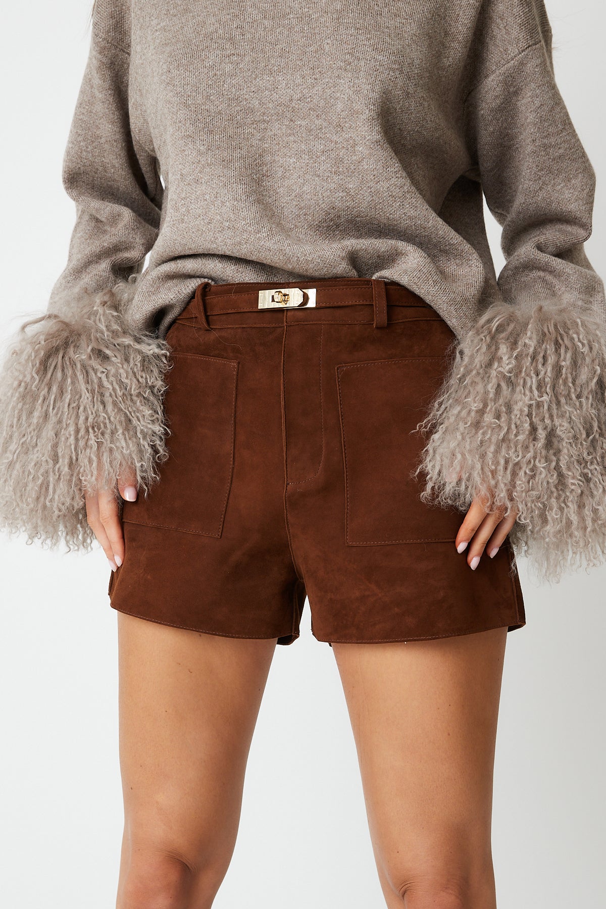 Sofia Suede Shorts