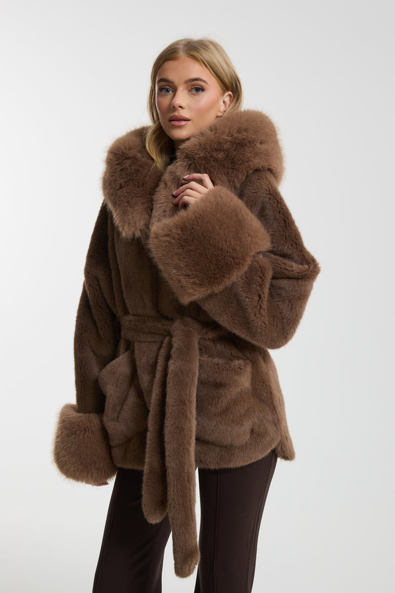 Freya Premium Faux Fur Coat