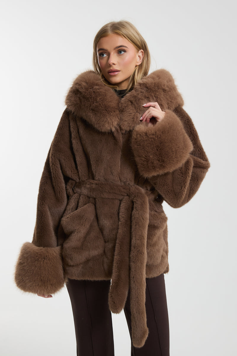 Freya Premium Faux Fur Coat