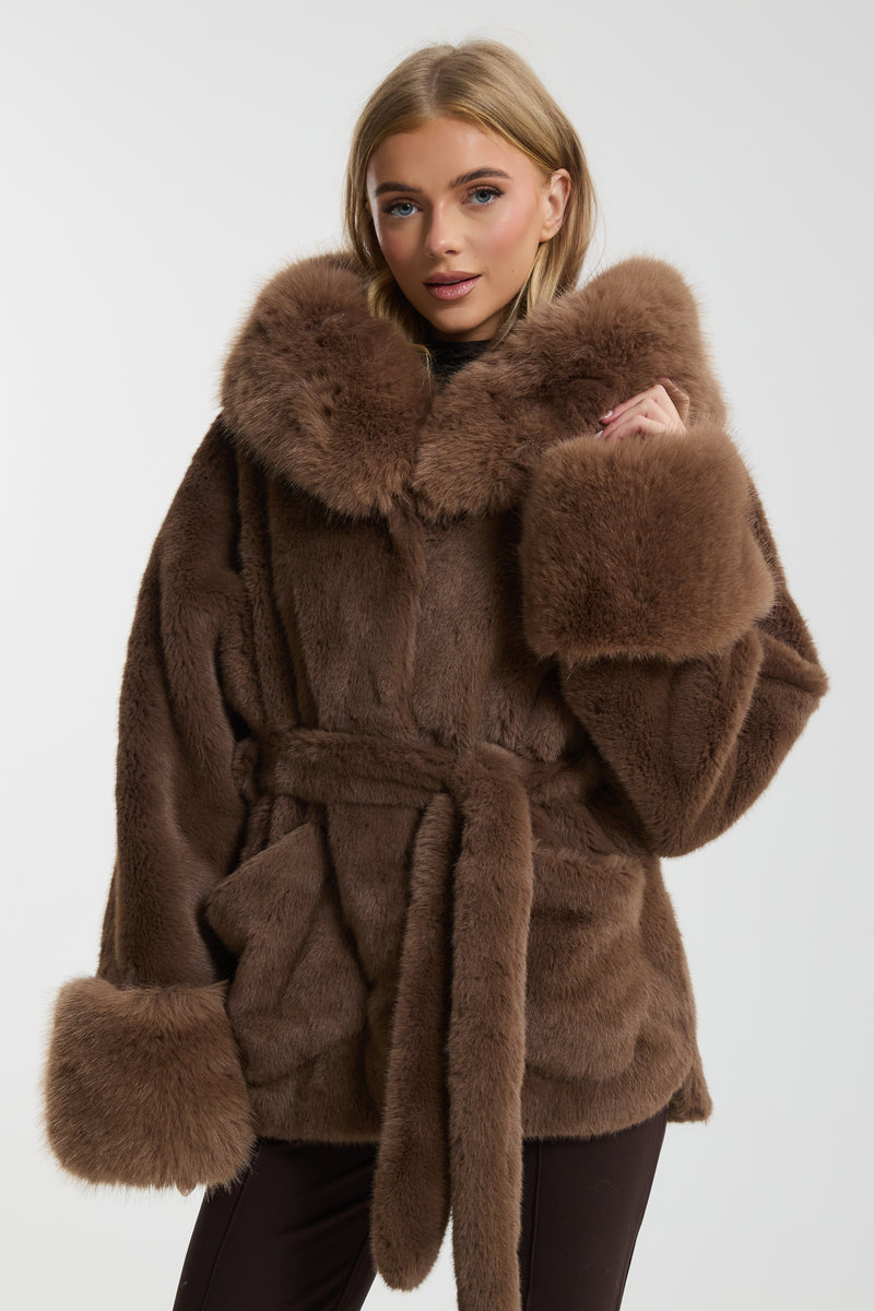 Freya Premium Faux Fur Coat
