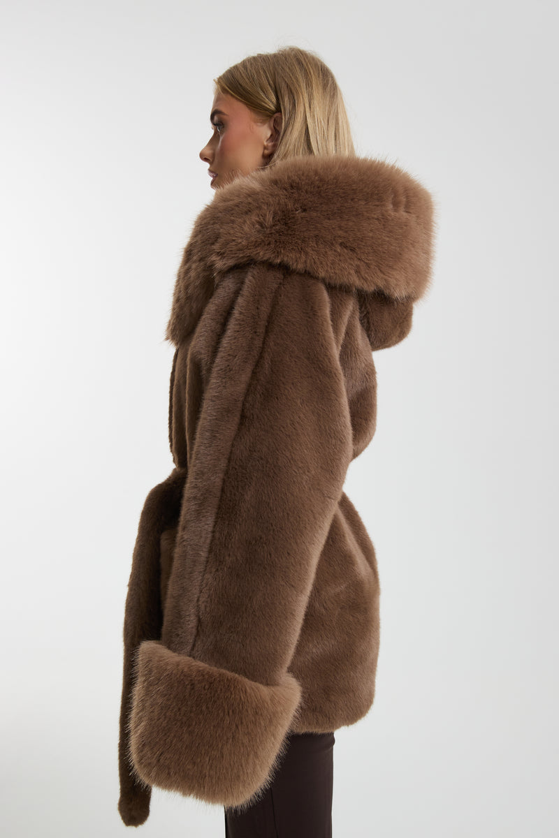 Freya Premium Faux Fur Coat