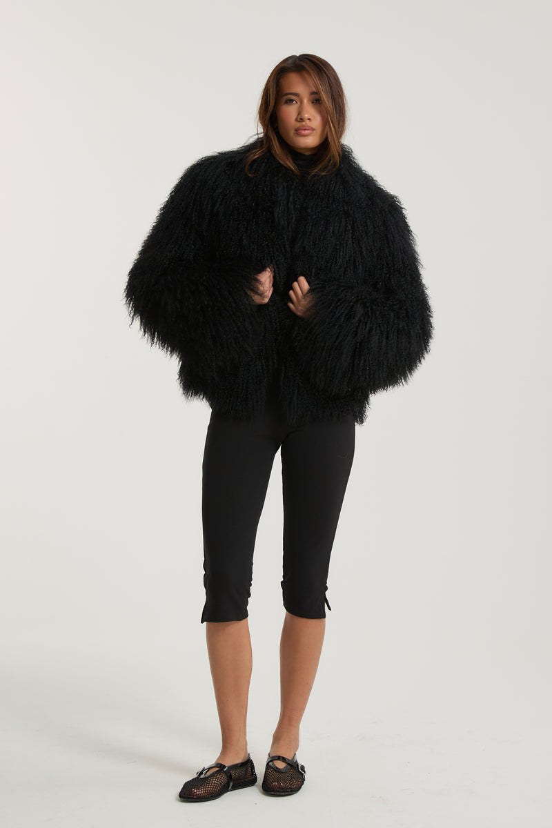 Stella Mongolian Fur Coat