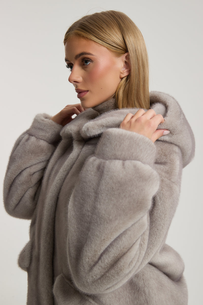 Rachel Premium Faux Fur with Hood