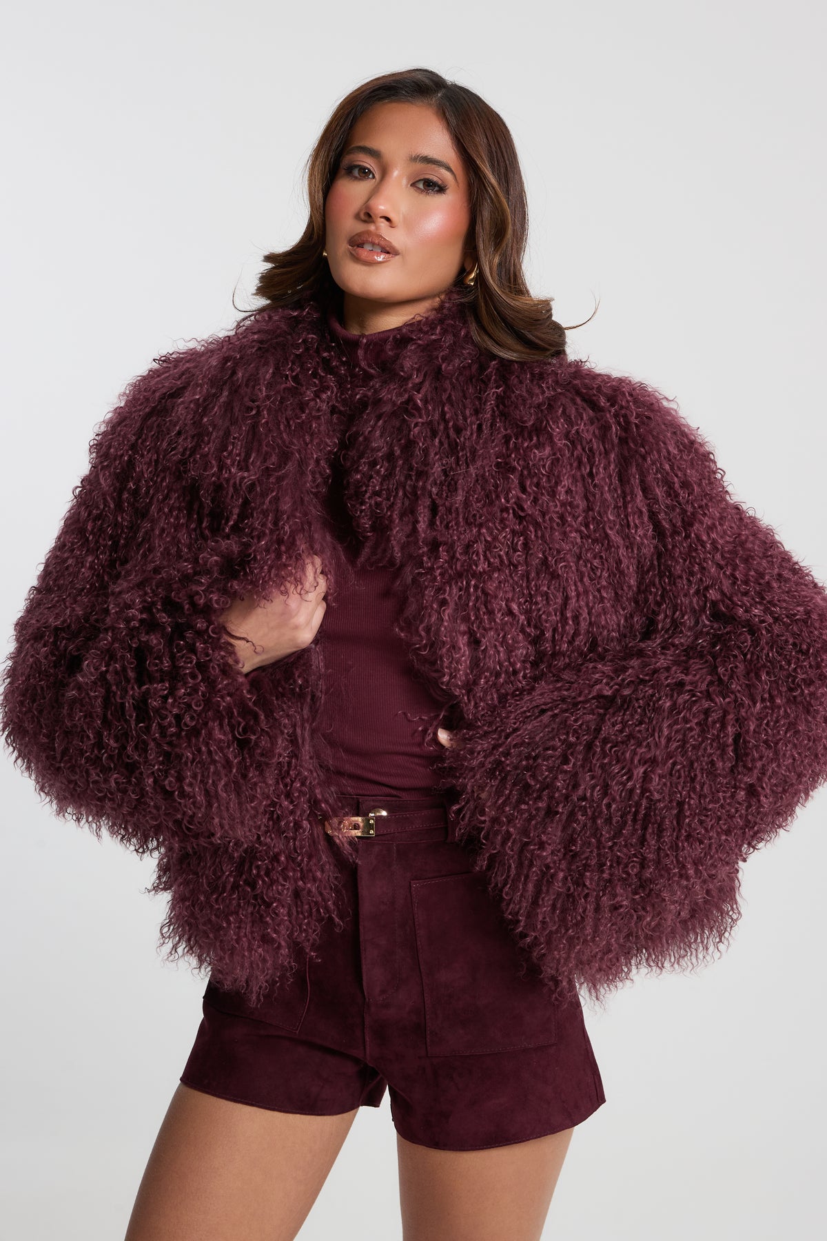 Stella Mongolian Fur Coat