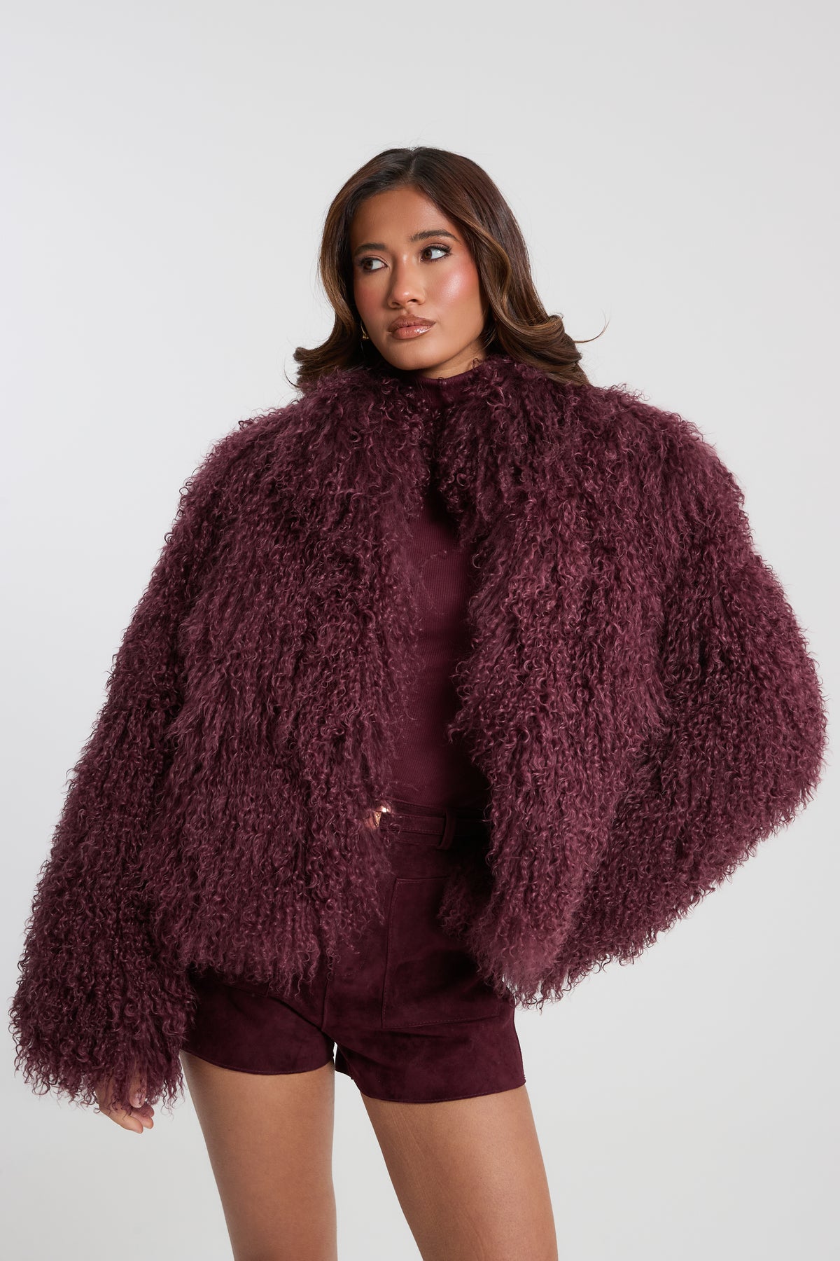Stella Mongolian Fur Coat