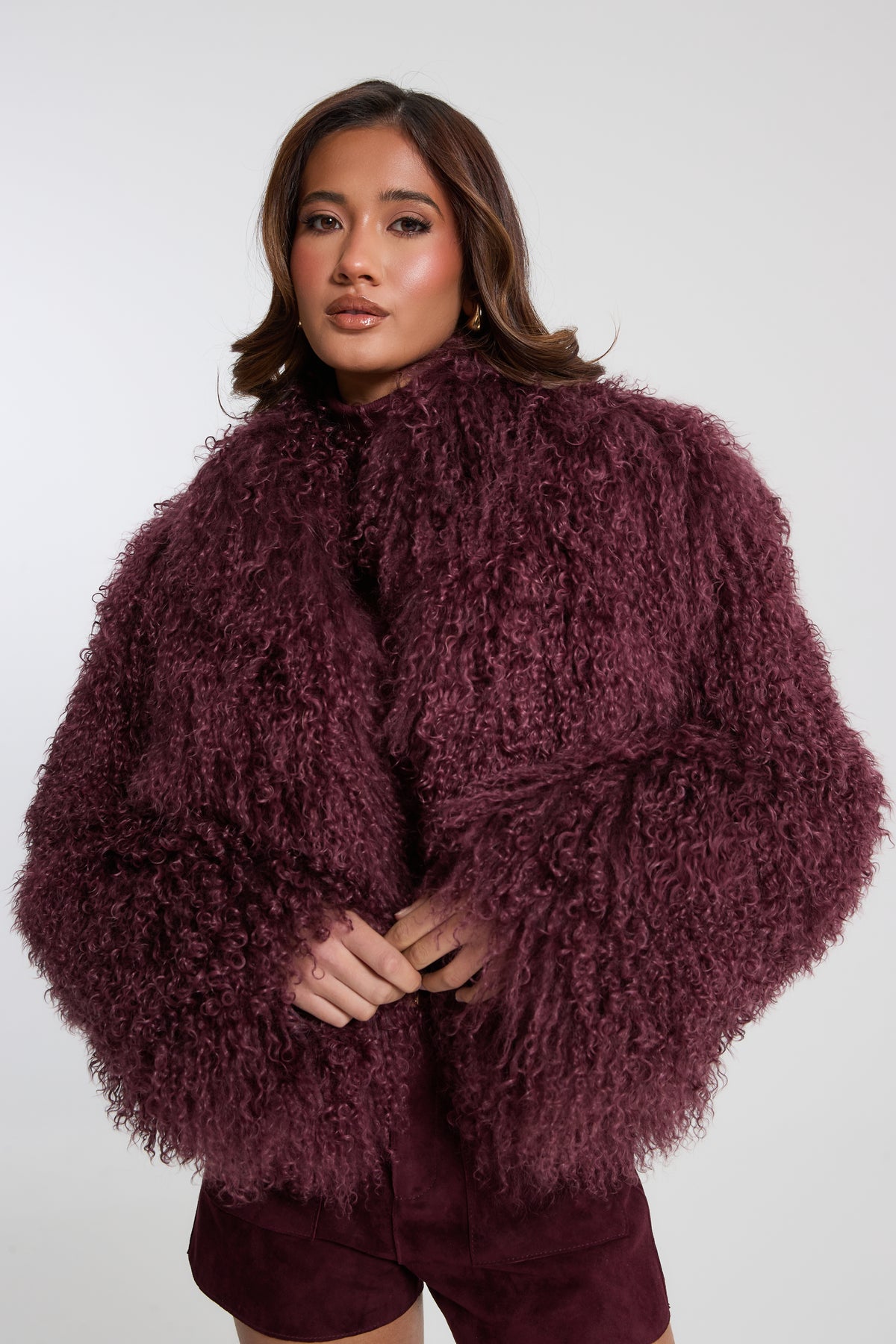 Stella Mongolian Fur Coat