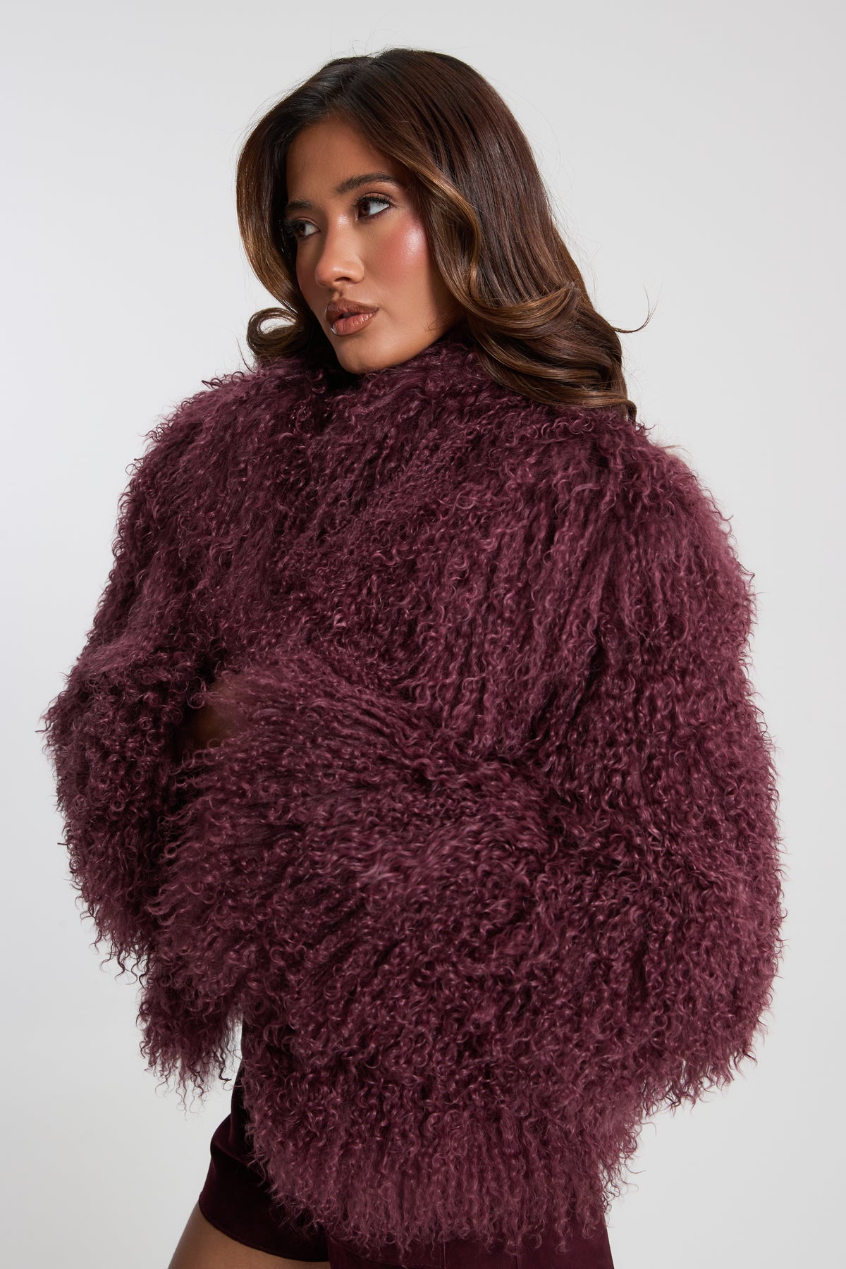 Stella Mongolian Fur Coat