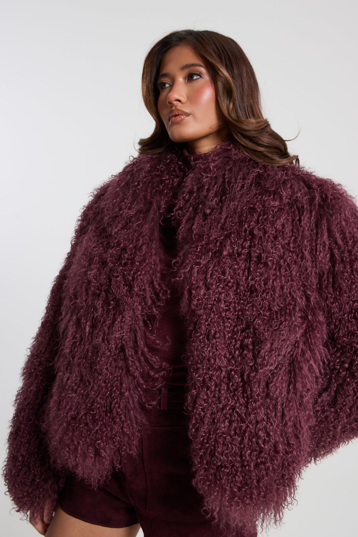 Stella Mongolian Fur Coat