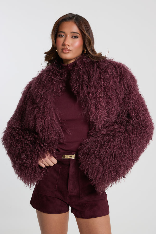 Stella Mongolian Fur Coat