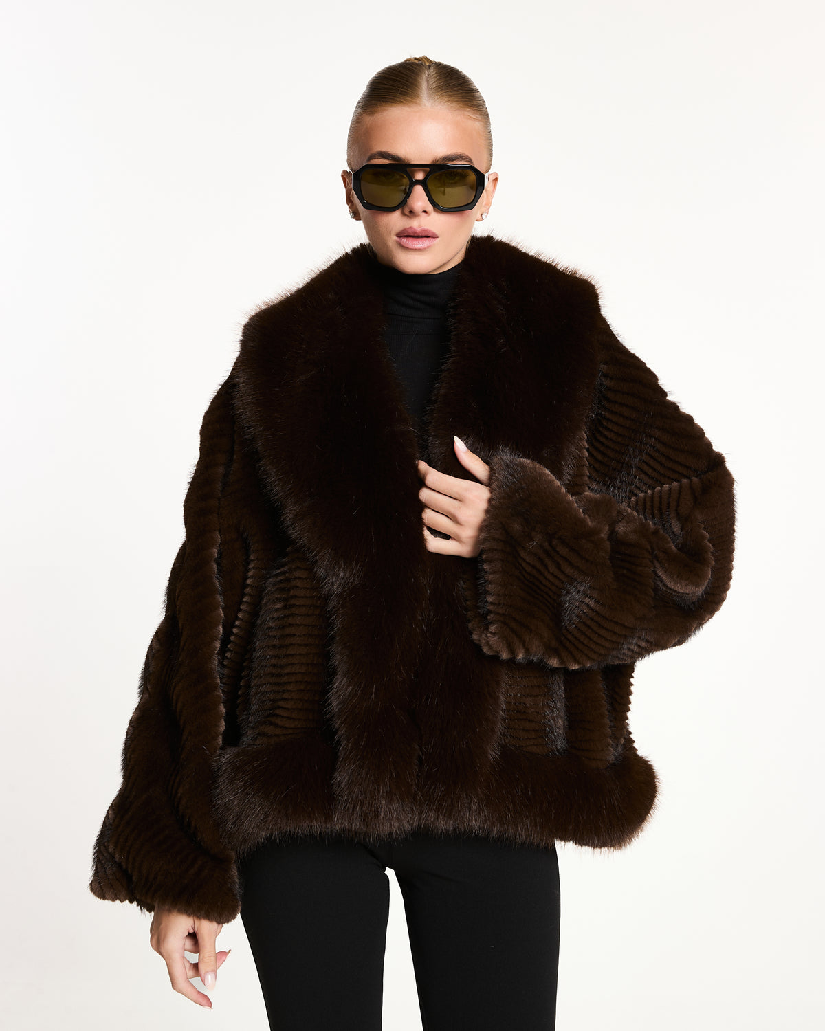 Marella Luxury Faux Fur Coat