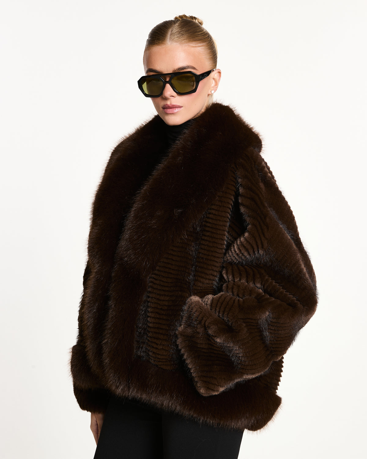 Marella Luxury Faux Fur Coat