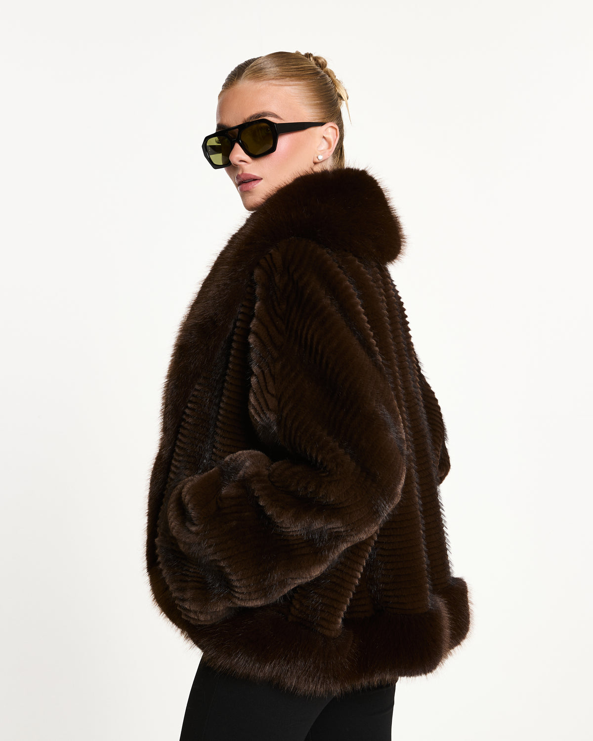 Marella Luxury Faux Fur Coat