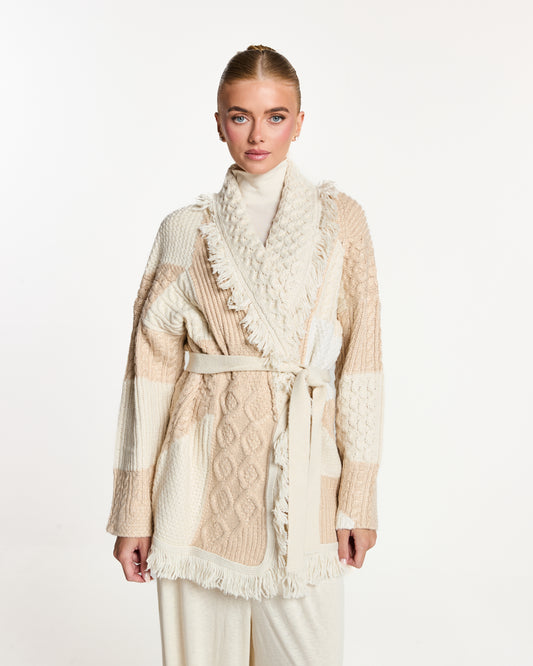 Lafayette Cable Knit Cardigan