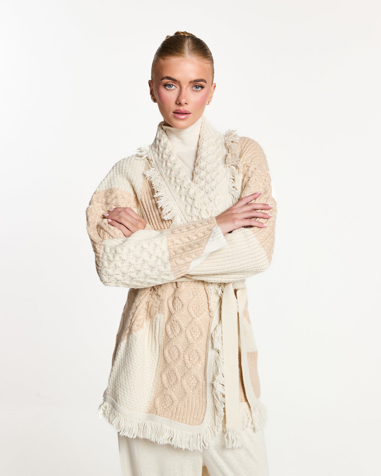 Lafayette Cable Knit Cardigan