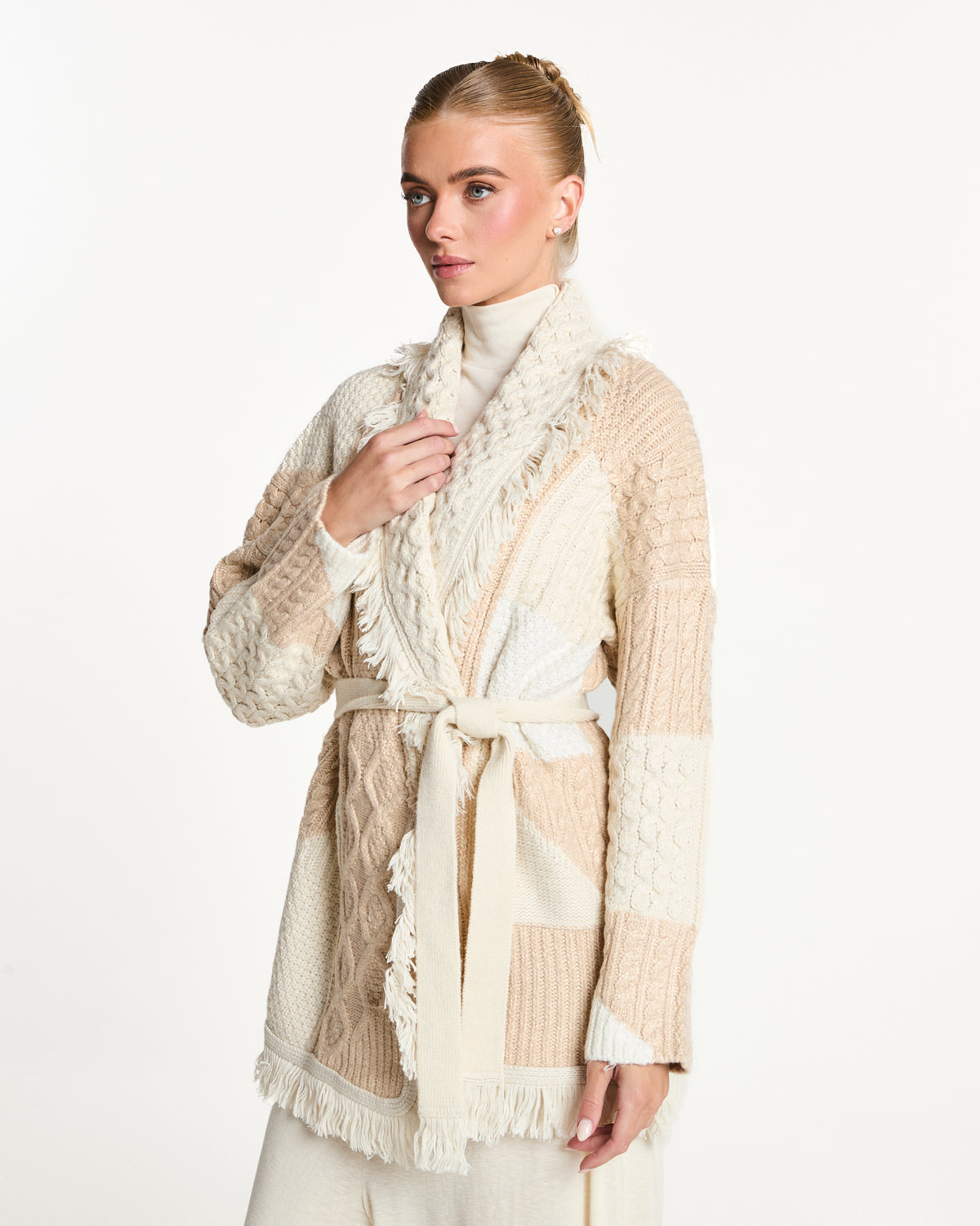 Lafayette Cable Knit Cardigan