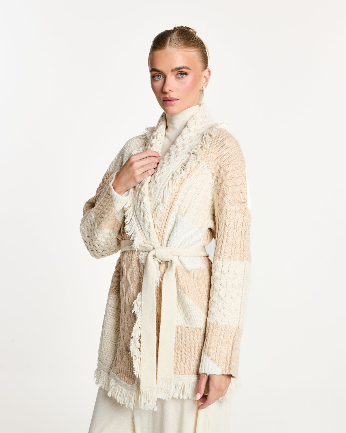 Lafayette Cable Knit Cardigan