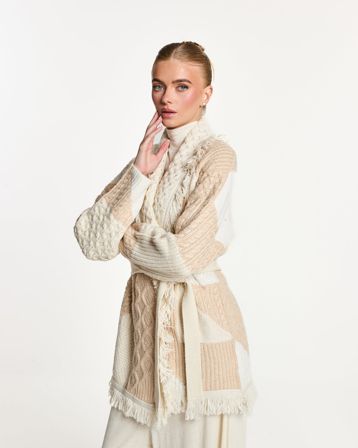 Lafayette Cable Knit Cardigan