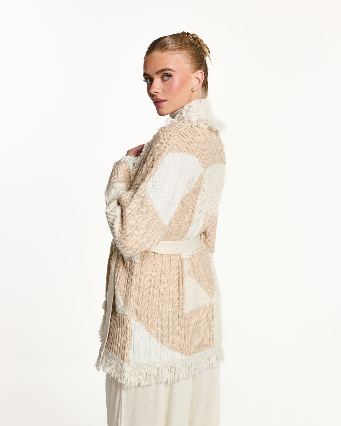 Lafayette Cable Knit Cardigan