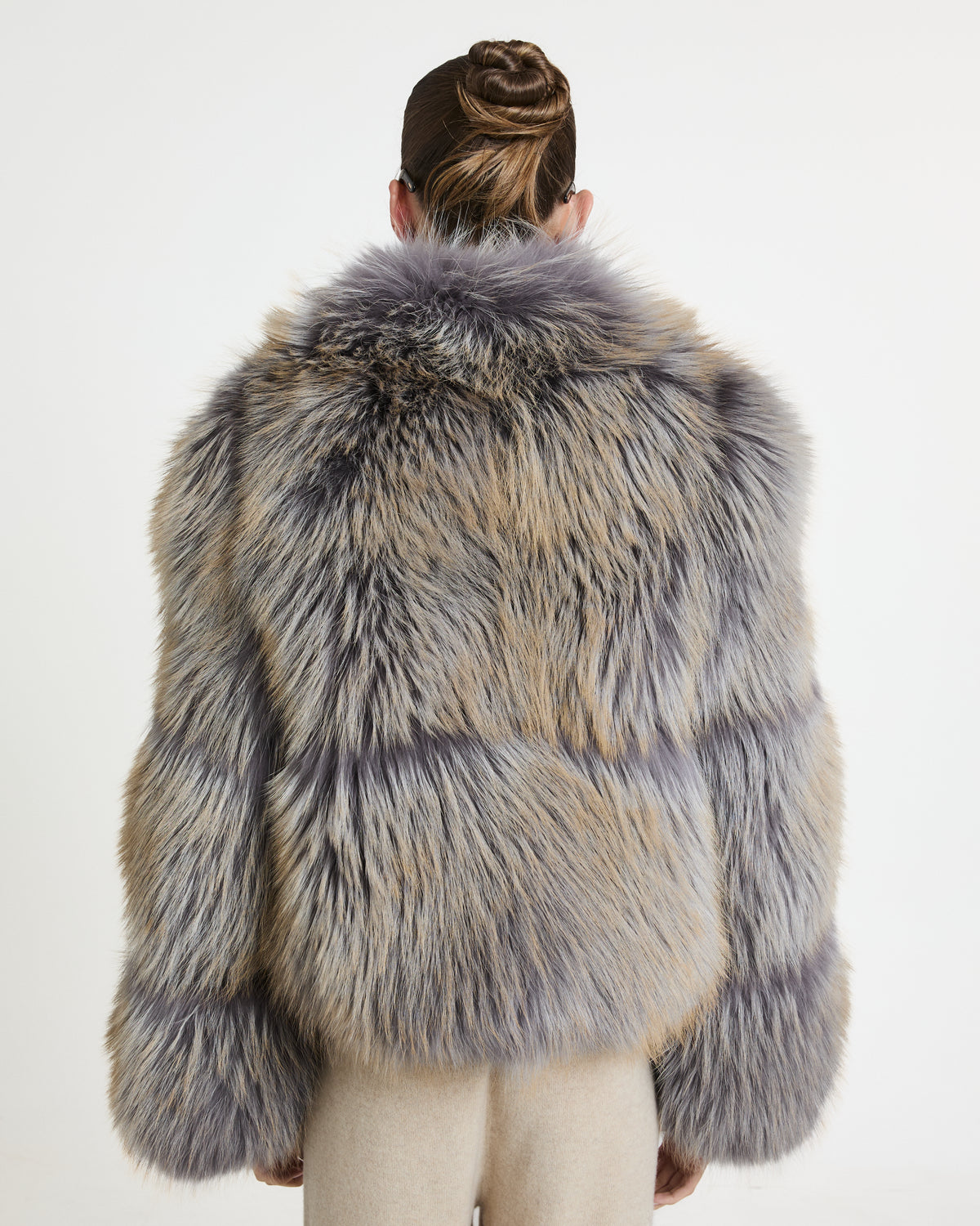 Fabiana Fur Coat with Collar